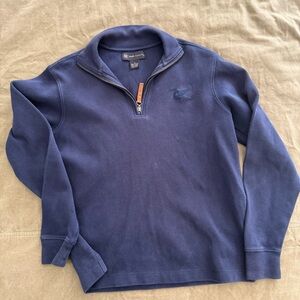 Navy Zip-Up Sweater for Men